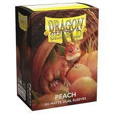 Dragon Shield Dual Matte Sleeves - Peach 'Piip' (100 Sleeves)