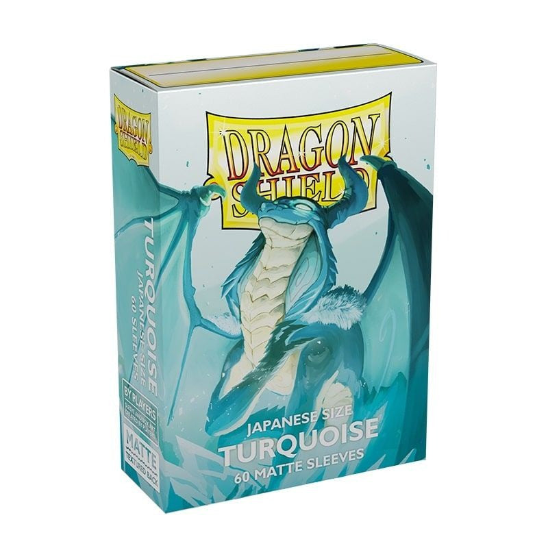 Dragon Shield Japanese Size Turquoise 60 Matte Sleeves