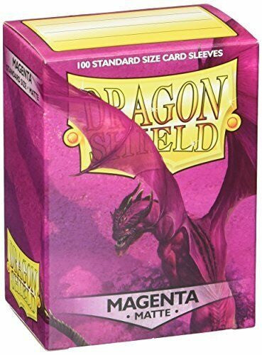Dragon Shield Standard Sleeves - Matte Magenta 100 Sleeves