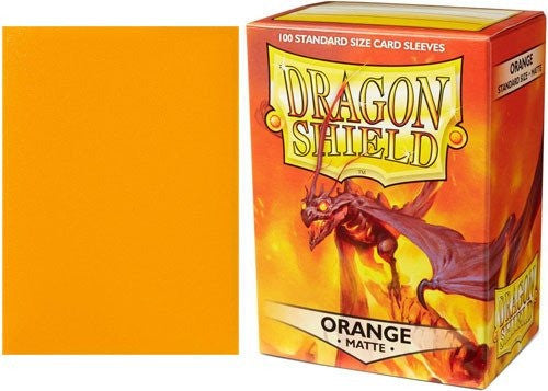Dragon Shield Standard Sleeves - Matte Orange 100 Pz.