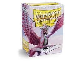 Dragon Shield Standard Sleeves - Matte Pink 100 Pz.