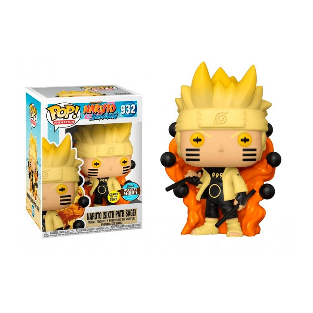 Funko Pop - Naruto Pop! Animation Vinyl Figure Specialty Series Naruto Six Path Sage (Glow) 9 Cm
