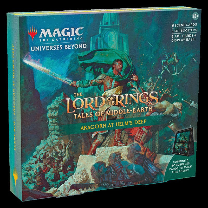 Mtg Ltr Holiday Scene Box Eng - Aragorn At Helm'S Deep