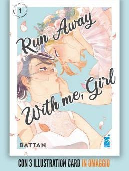 Run Away With Me,Girl 1 Con 3 Illustration Card