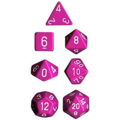 Set di Dadi Opachi Porpora 25427