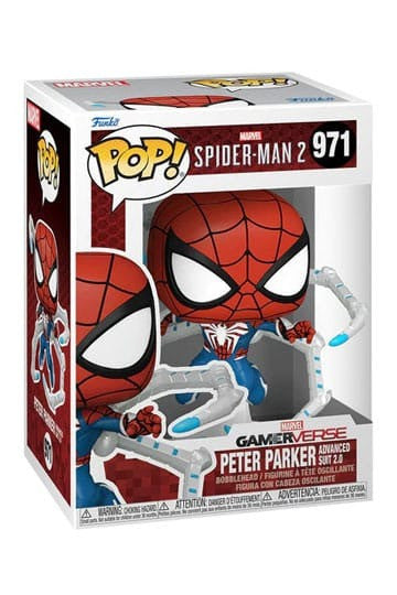 Spider-Man 2 POP! Games Vinyl Figure Peter Parker Suit 9 cm