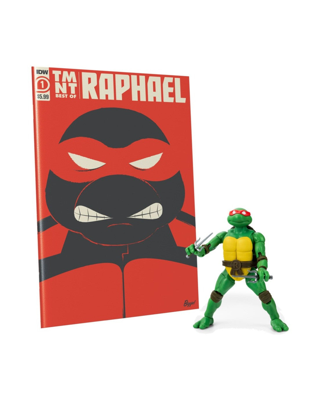 Teenage Mutant Ninja Turtles Comic Book Raphael Exclusive Action Figure