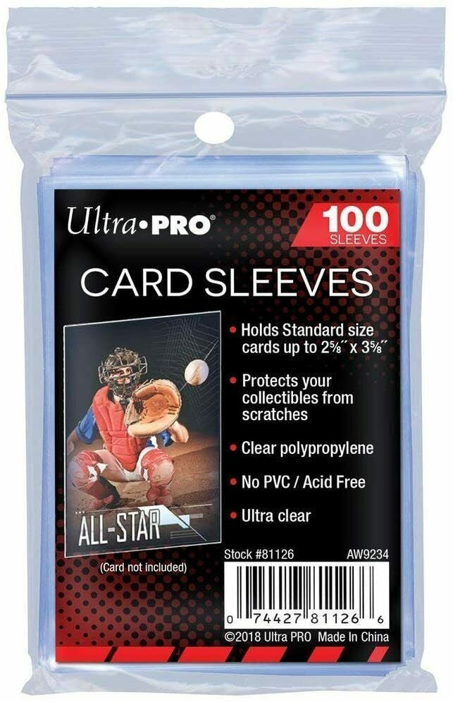 Ultra-Pro Bustine Singole Per Card (100 Pz.)