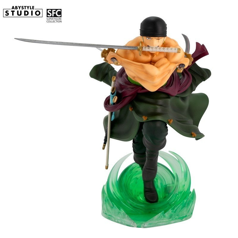 One Piece - Zoro Tecnica a Tre Spade del Re dell’Inferno - Super Figure Collection - Abystyle Studio