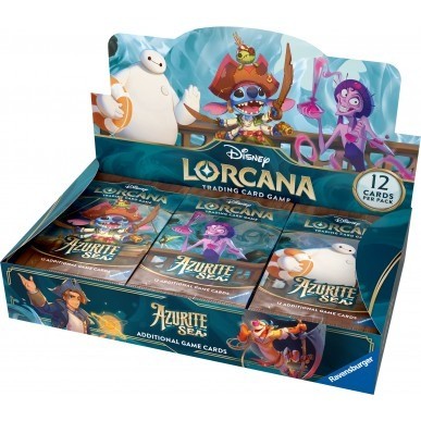 Lorcana - Azurite Sea - Booster Pack Display da 24 Buste (ENG)