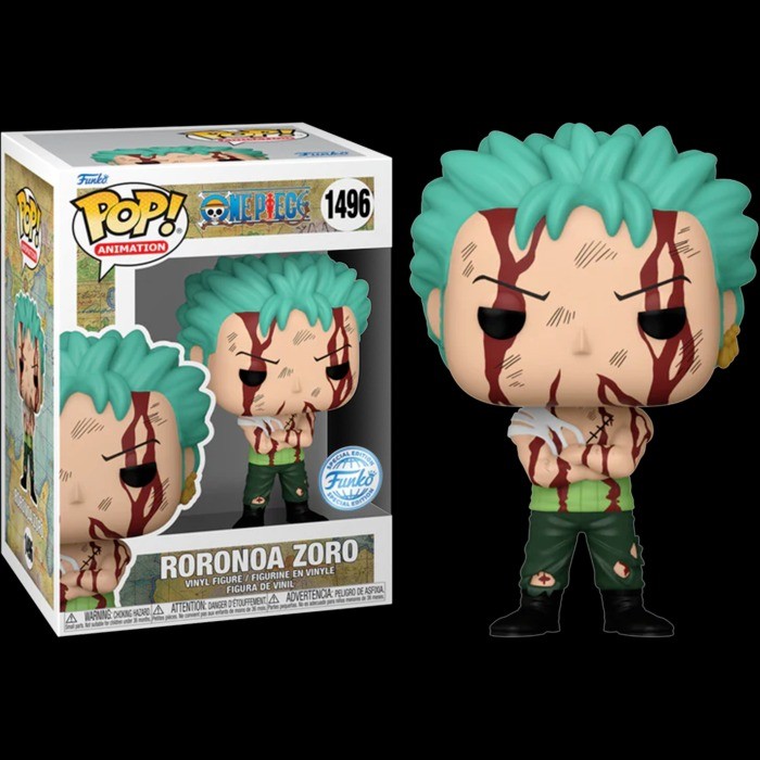 FUNKO POP One Piece - 1496 Roronoa Zoro Nothing Happened Exclusive 9 cm