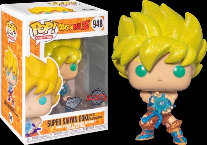 Funko Pop! Animation - Super Saiyan Goku with Kamehameha Wave Diamond Glitter 948