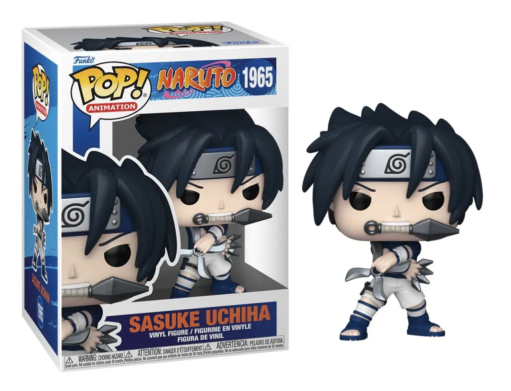 Naruto Classic Pop! Animation Vinyl Figure Sasuke 9 cm