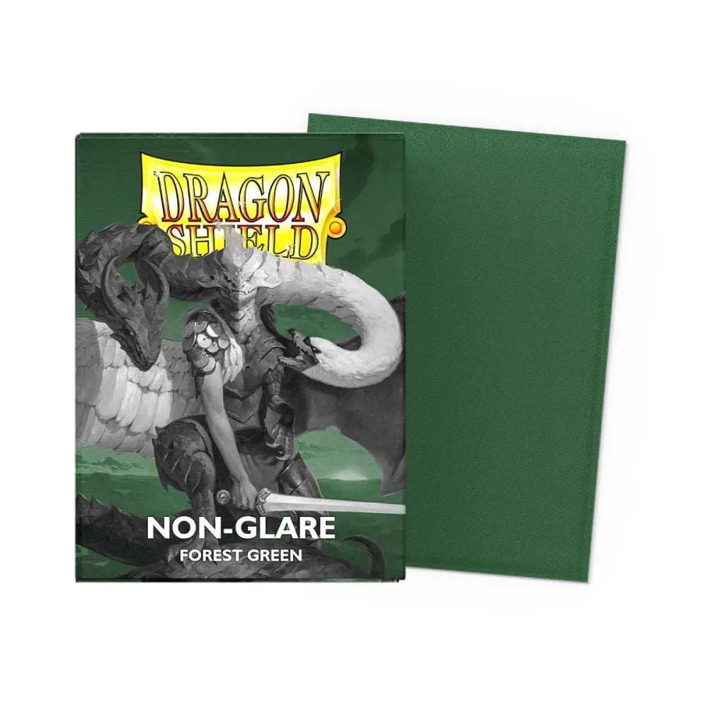 Dragon Shield Matte Standard - Non Glare Forest Green (100 Sleeves)