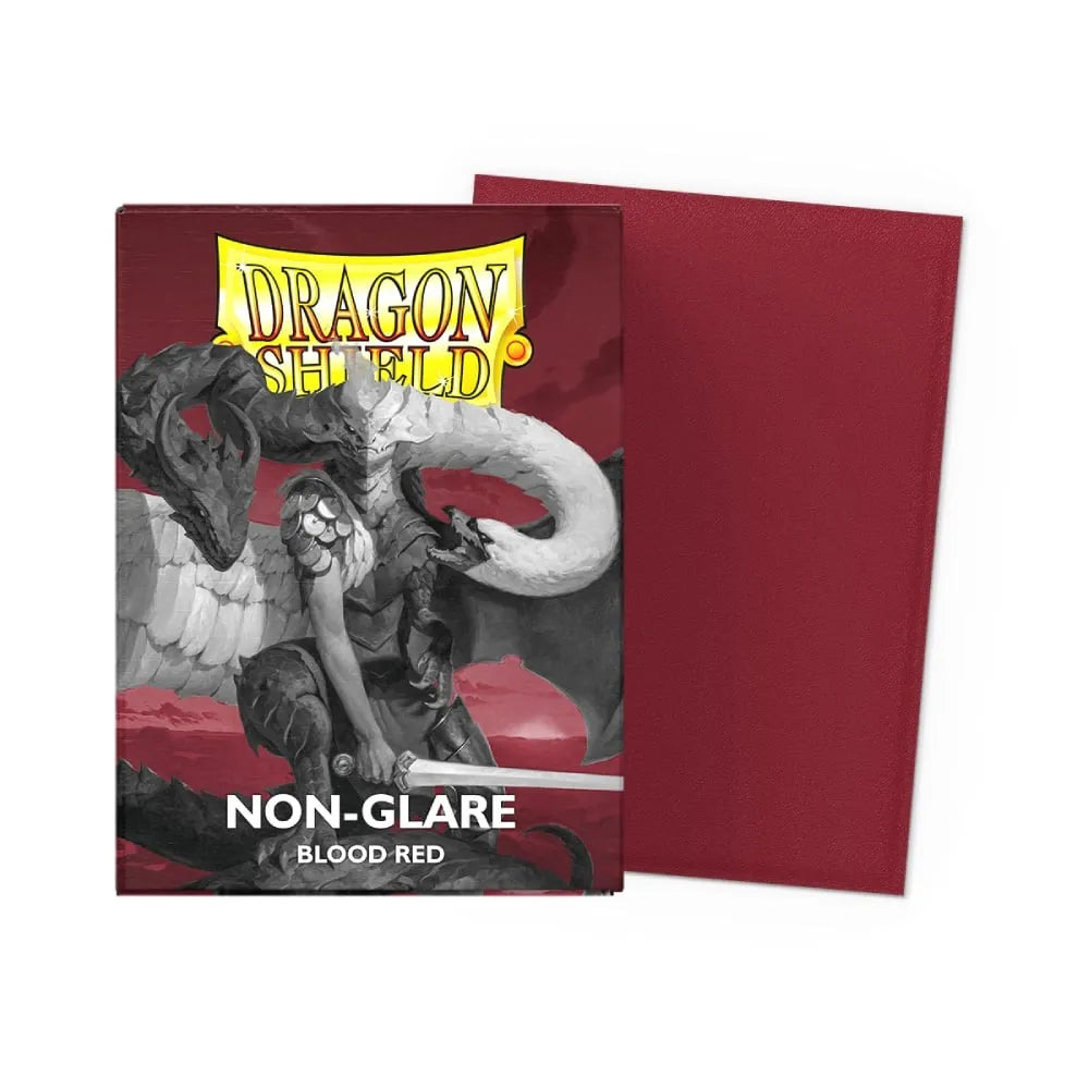 Dragon Shield Matte Standard - Non Glare Blood Red (100 Sleeves)