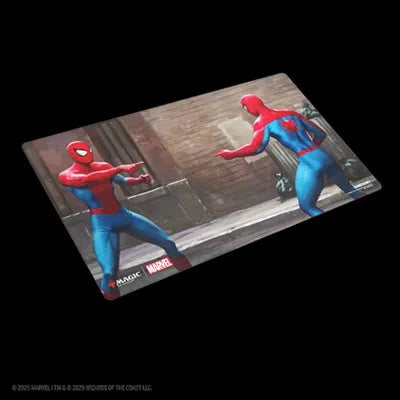 Magic: The Gathering x Spider-Man Prime Playmat - Spider-Man meme - Gamegenic