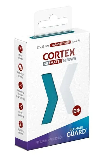 Ultimate Guard Cortex Sleeves Matte Japanese Size (60) - Petrol