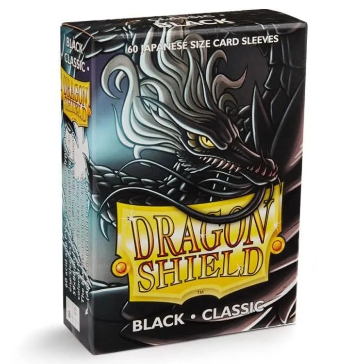 Dragon Shield Small Sleeves - Japanese Classic Black (60 Sleeves)