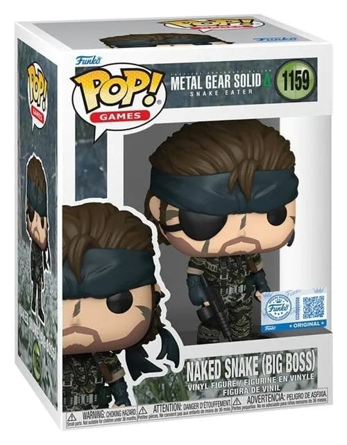 FUNKO POP Games: Metal Gear Solid - 1159 Naked Snake (Big Boss) (Exclusive) 9cm