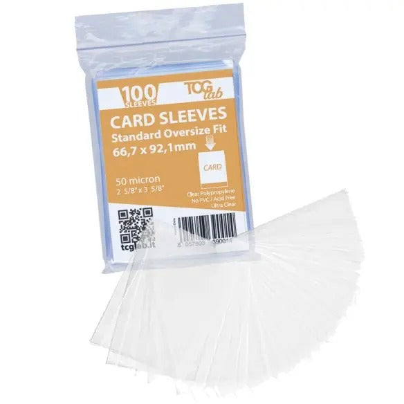 Bustine Protettive Standard Overside Fit - Ultra Clear - 50 micron Economy