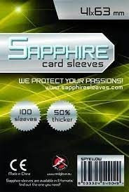 Deck Protector Sapphire Sleeves - Yellow