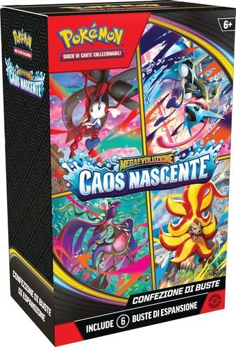 Pokemon - Bundle 6 Buste Caos Nascente Italiano