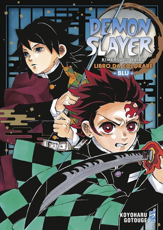 Demon Slayer - Libro Da Colorare - Blu 2