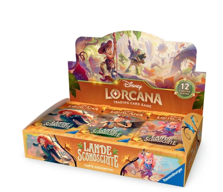 Disney Lorcana - Box 24 Buste - Lande Sconosciute