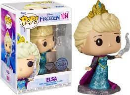 Funko Pop - Disney: Ultimate Princess Pop! Vinyl Figure Elsa (Frozen) (Dglt) Special Edition 1024