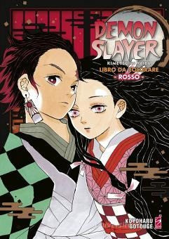 Demon Slayer - Libro Da Colorare - Rosso 1