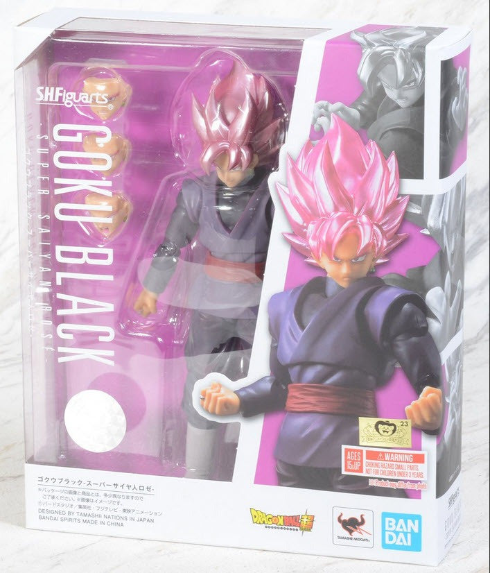 Dragon Ball Goku Black Super Saiyan Rose Figure - Bandai Shfiguarts