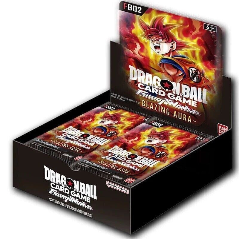 Dragon Ball Super Fusion World Blazing Aura Box Fb 02 Eng