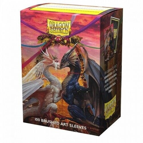 Dragon Shield Brushed Art Sleeves . Valentine Dragon 2023 100 Pz.
