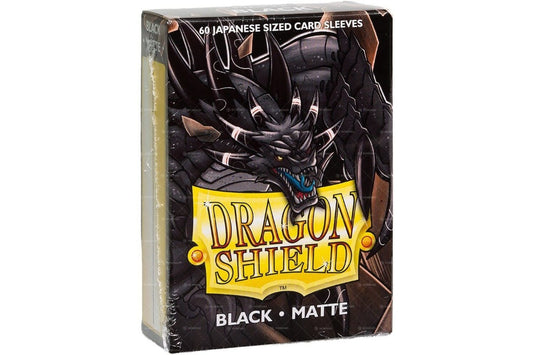 Dragon Shield Japanese Size Card 60 Black Matte