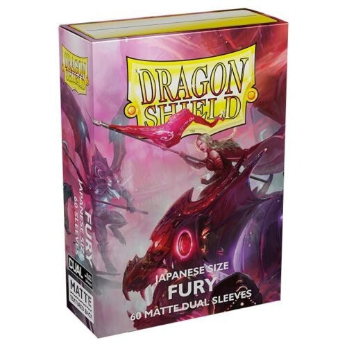 Dragon Shieldjapanese Size - Matte Dual Fury 60 Sleeves