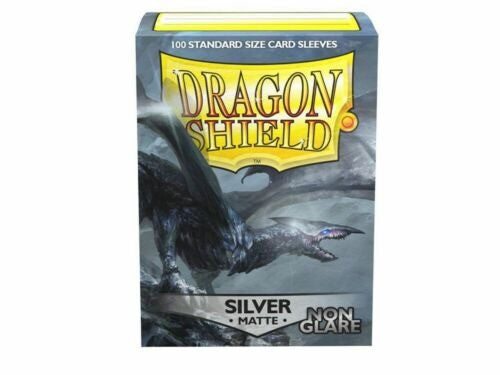 Dragon Shield Matte Non Glare Silver 100 Sleeves