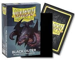 Dragon Shield Standard Outer Sleeves - Matte Black (100 Sleeves)
