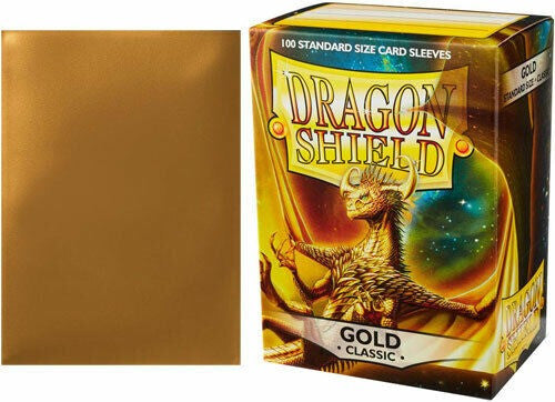 Dragon Shield Standard Sleeves - Gold 100 Pz.