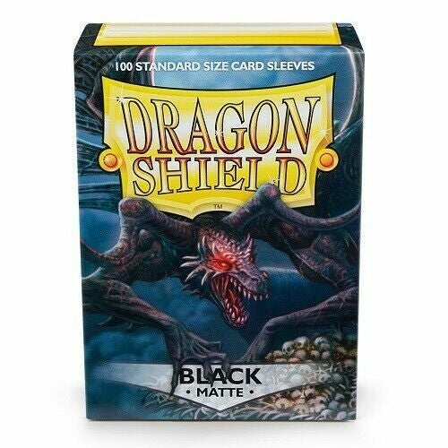 Dragon Shield Standard Sleeves -  Matte Black 100 Pz.