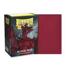 Dragon Shield Standard Sleeves - Matte Blood Red 100 Pz.