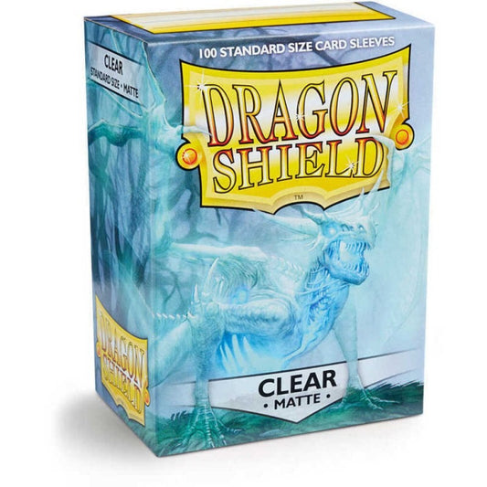 Dragon Shield Standard Sleeves - Matte Clear 100 Sleeves