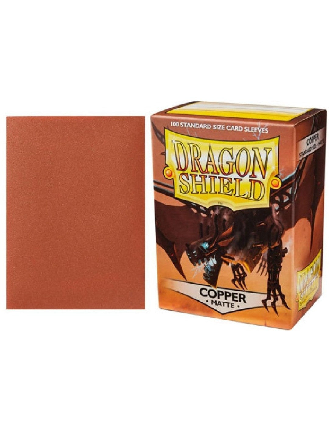 Dragon Shield Standard Sleeves - Matte Copper 100 Pz.