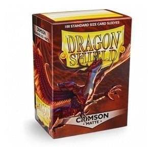 Dragon Shield Standard Sleeves - Matte Crimson 100 Pz.