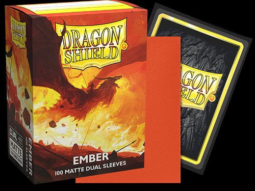 Dragon Shield Standard Sleeves - Matte Ember Dual 100 Pz.