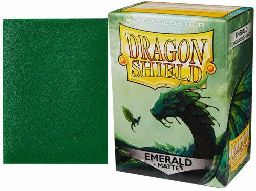 Dragon Shield Standard Sleeves - Matte Emerald 100 Pz.