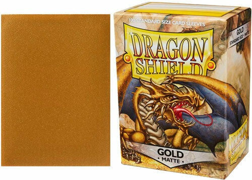 Dragon Shield Standard Sleeves - Matte Gold 100 Pz.