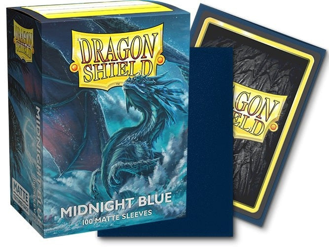 Dragon Shield  Standard Sleeves - Matte Midnight Blue 100 Sleeves