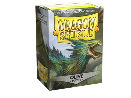 Dragon Shield Standard Sleeves - Matte Olive 100 Pz.