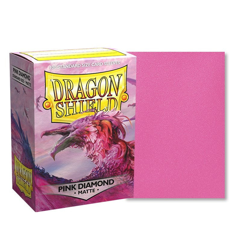 Dragon Shield Standard Sleeves - Matte Pink Diamond 100 Pz.