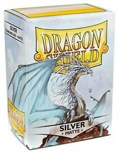Dragon Shield Standard Sleeves - Matte Silver 100 Pz.